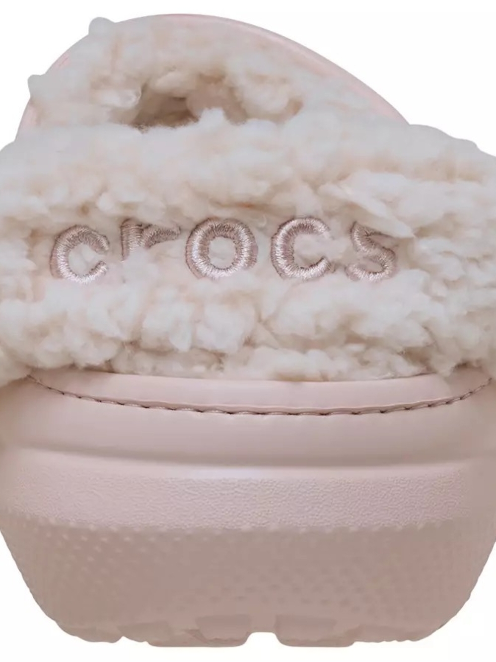 Crocs Cozy Fleece-Lined Pink Clogs - Picture 5 of 8